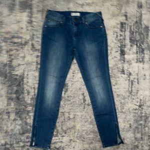 Free People Jeans w side zippers